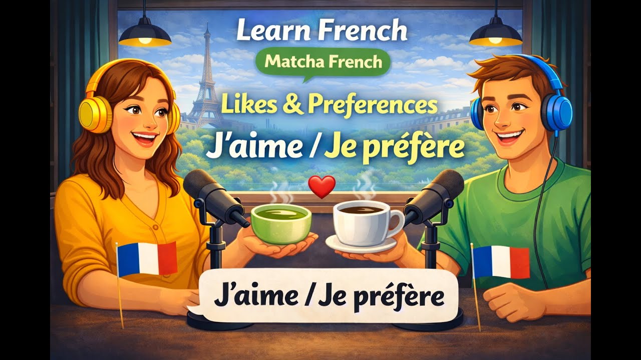 Learn French by Listening – Likes & Preferences (J’aime / Je n’aime pas / Je préfère) | Easy & Slow