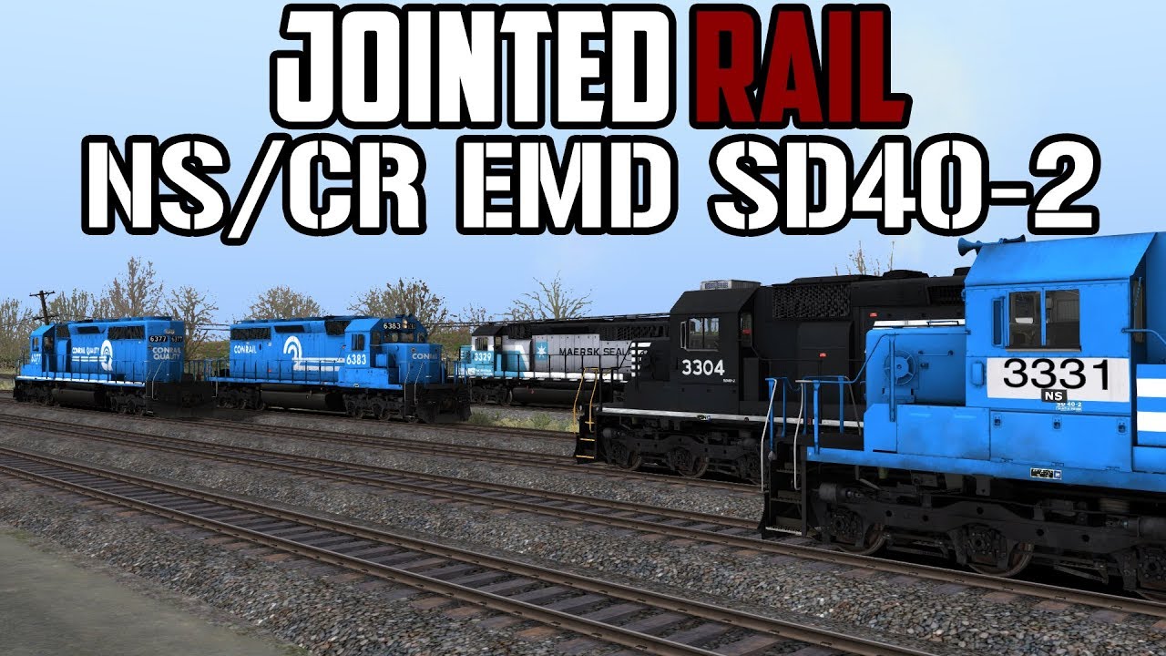 Train Simulator : Jointed Rail NS/CR SD40-2 Showcase