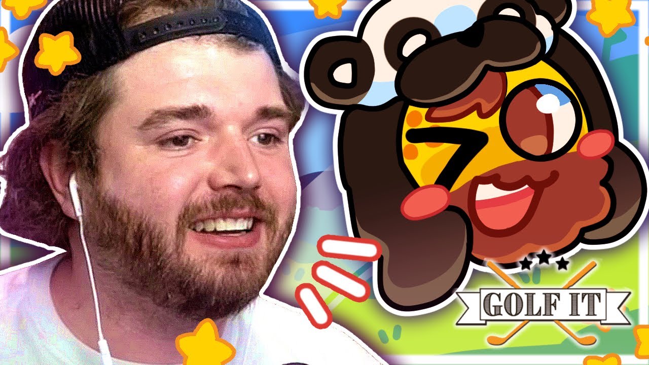 Забиваем мячи в лунки в игре GOLF IT с ребятами