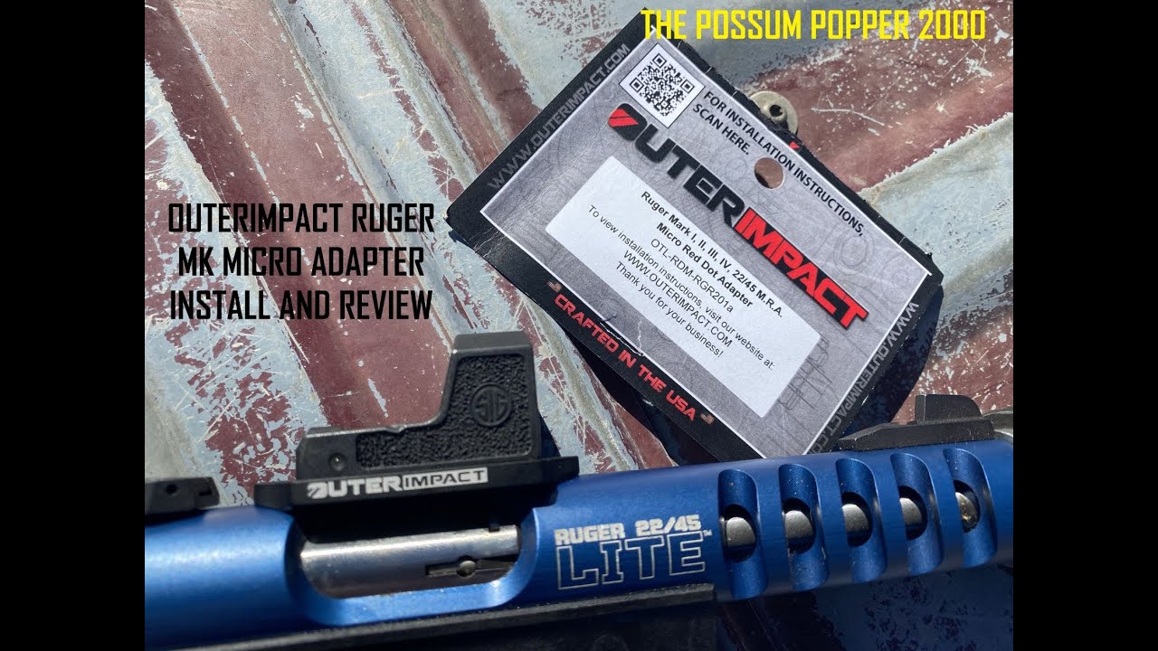 OuterImpact Ruger MK Micro Mount - AKA the Possum Popper