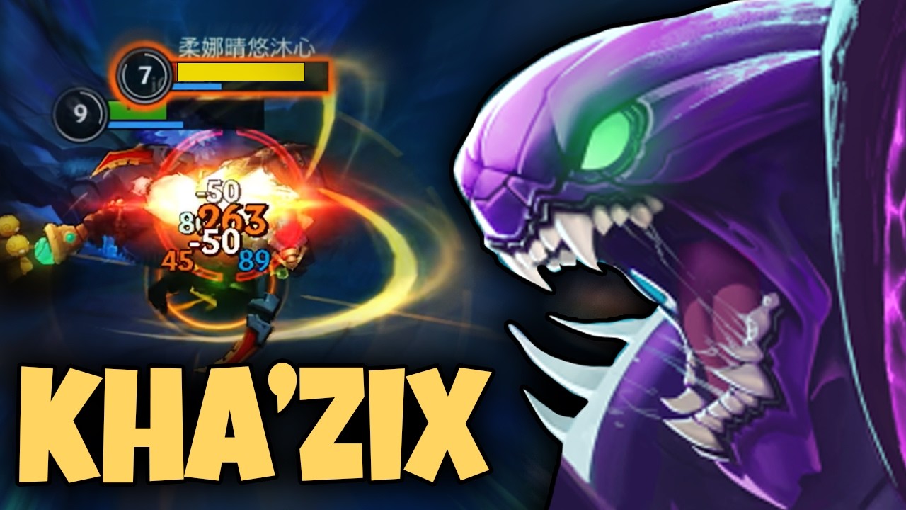 Wild Rift Kha'Zix Jungle Gameplay in Season 20 (Build & Runes)