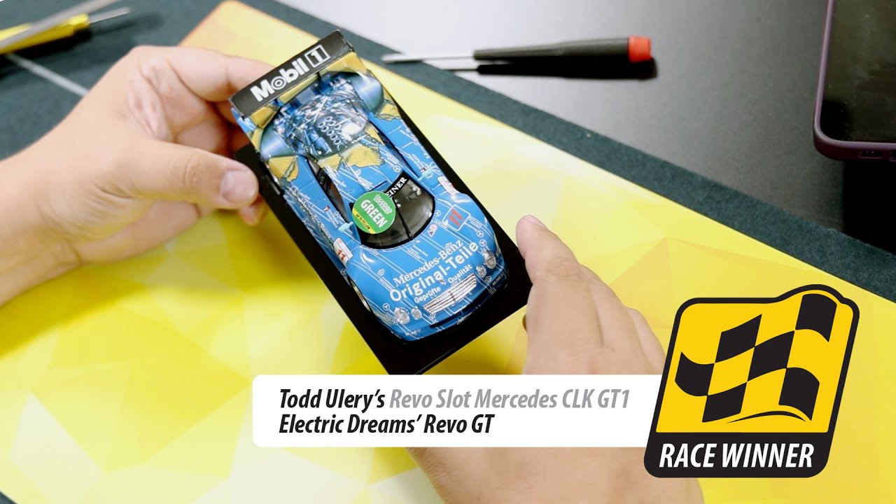Race Winner - Todd Ulery's RevoSlot Mercedes CLK GT1