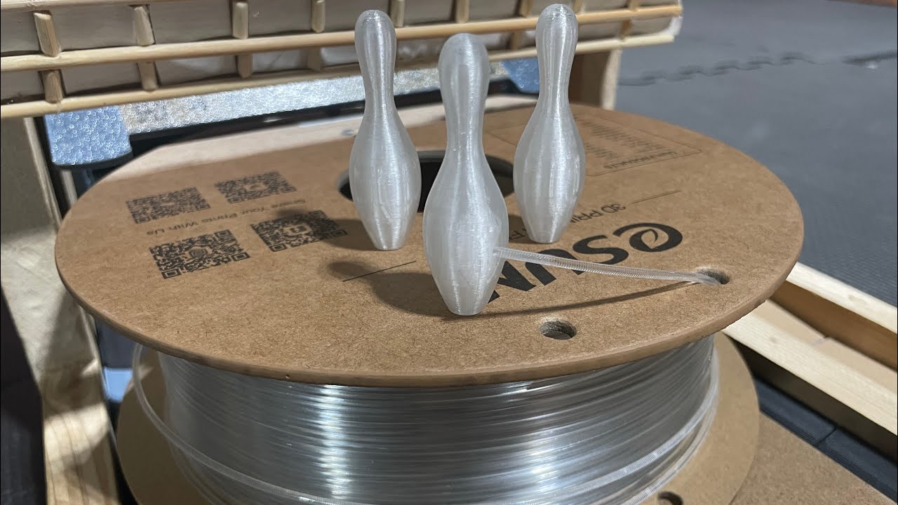 Mini bowing with clear pins!
