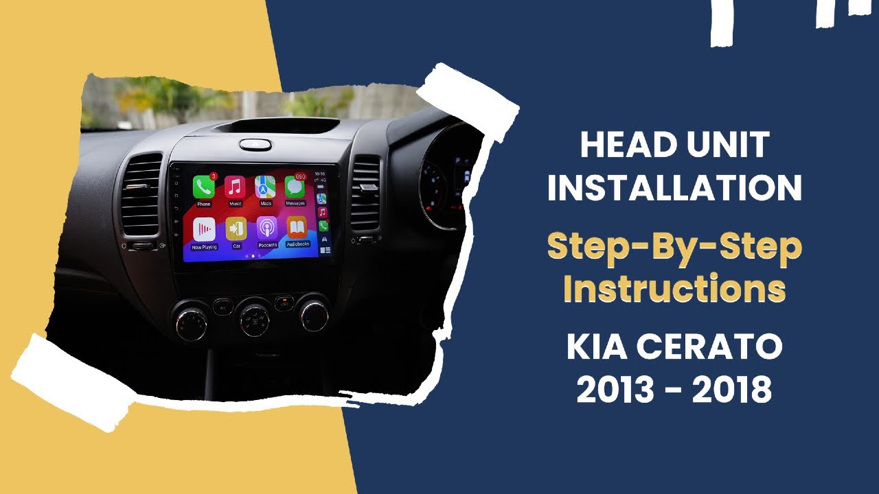 Kia Cerato 2013-2018 Android Auto | Apple Carplay ⭐ Gtzone Head Unit Installation 2 Mins Tutorial