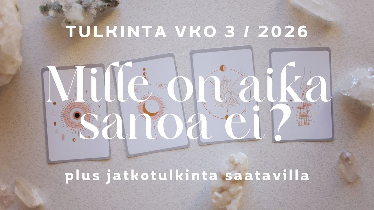 ✨ Kollektiivinen viikkotulkinta: Mille on aika sanoa ei? ✋