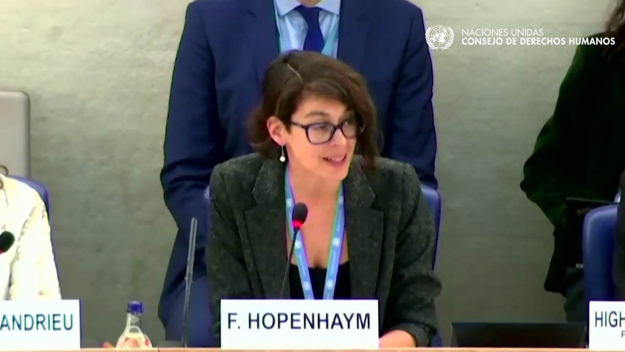 Fernanda Hopenhaym intervino en el 13&ordm; Foro de las Naciones Unidas sobre Empresas y Derechos Humanos