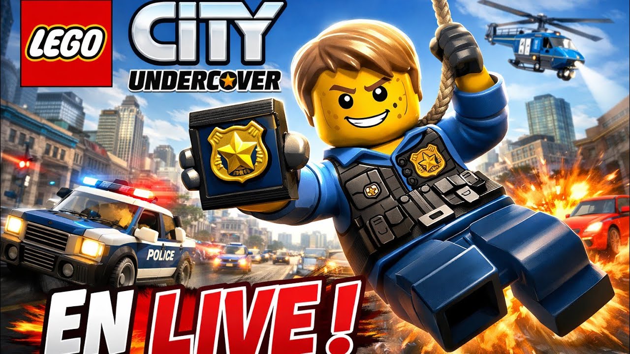 On commence lego city undercover🔥
