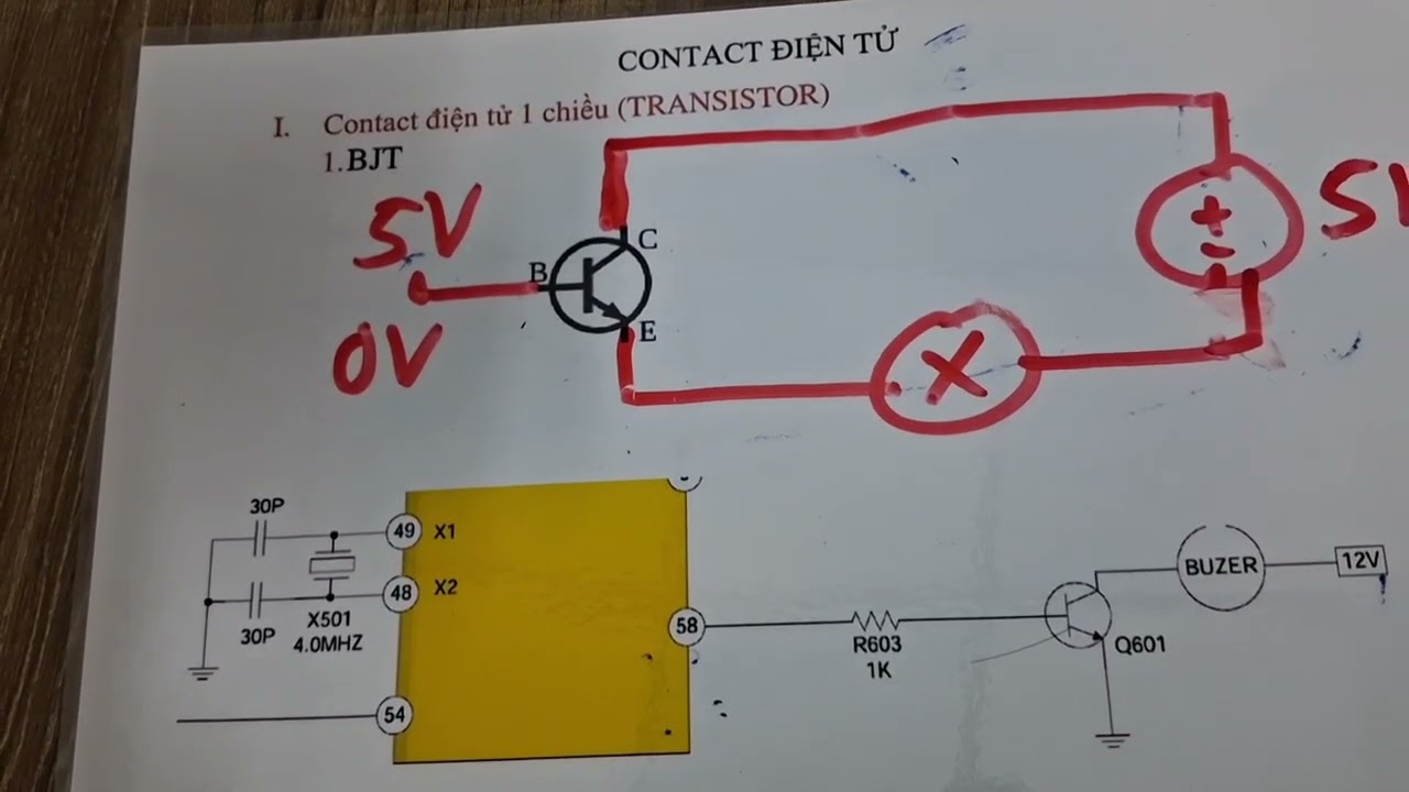 TRANSISTOR_ CONACT ĐT MỘT CHIỀU