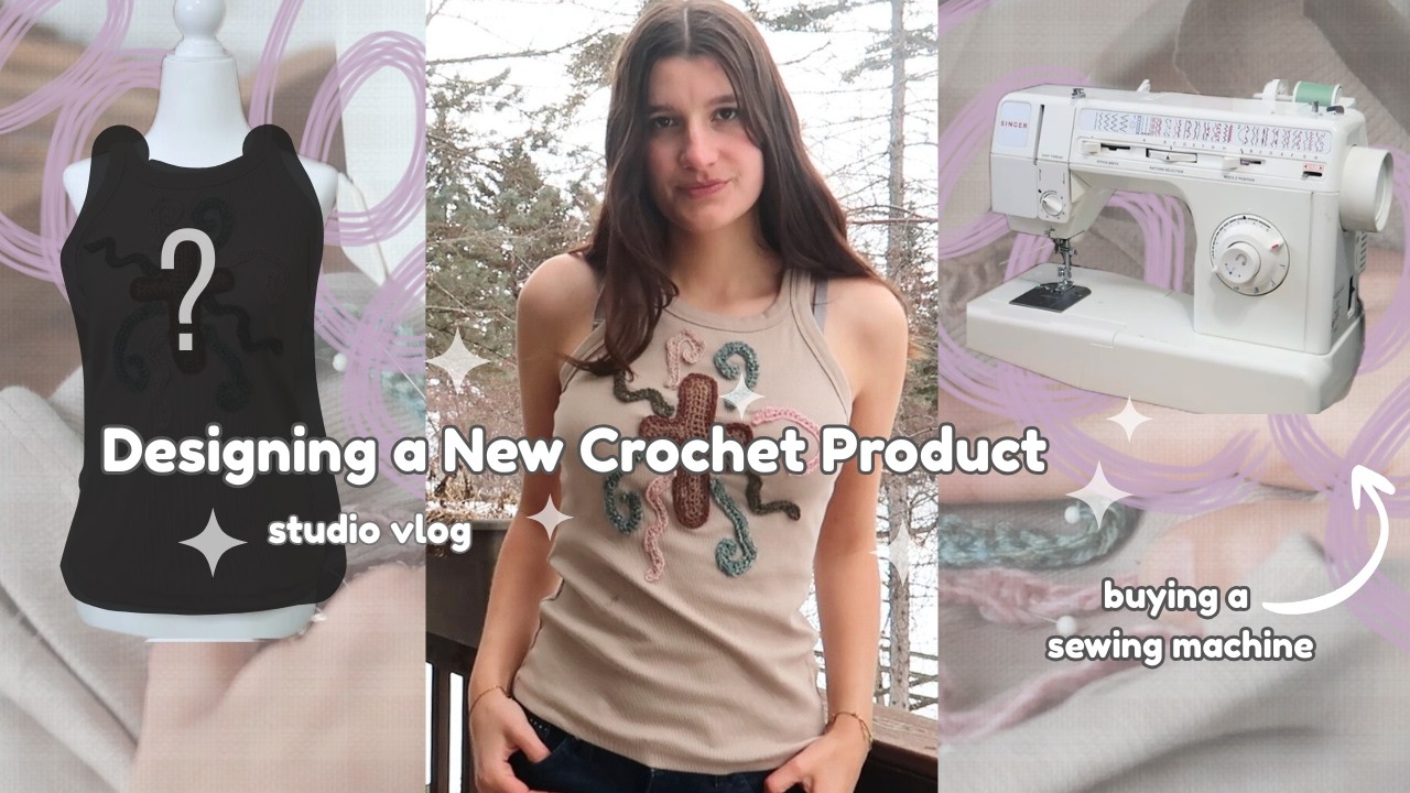 Rebranding my Business!! ✿✧Designing a New Product!✧✿ crochet artist ✧ small business vlog ✧