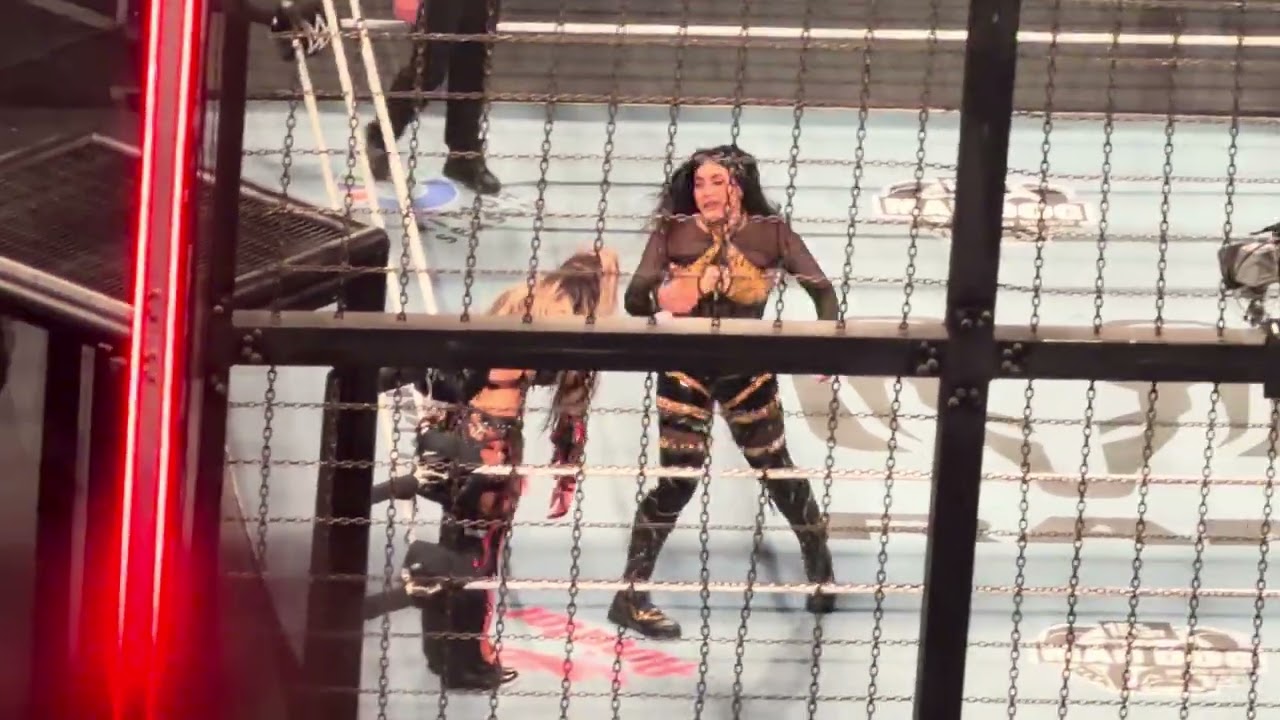 Rhea Ripley flys, Tiffany Stratton eliminates Raquel Rodriguez - WWE Elimination Chamber 2/28/2026