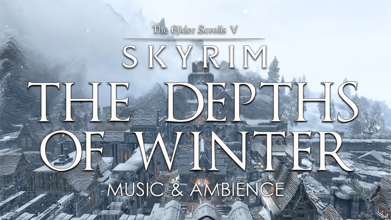 The Depths of Winter | Skyrim Winter Ambience | Skyrim/Elder Scrolls Music & Ambience