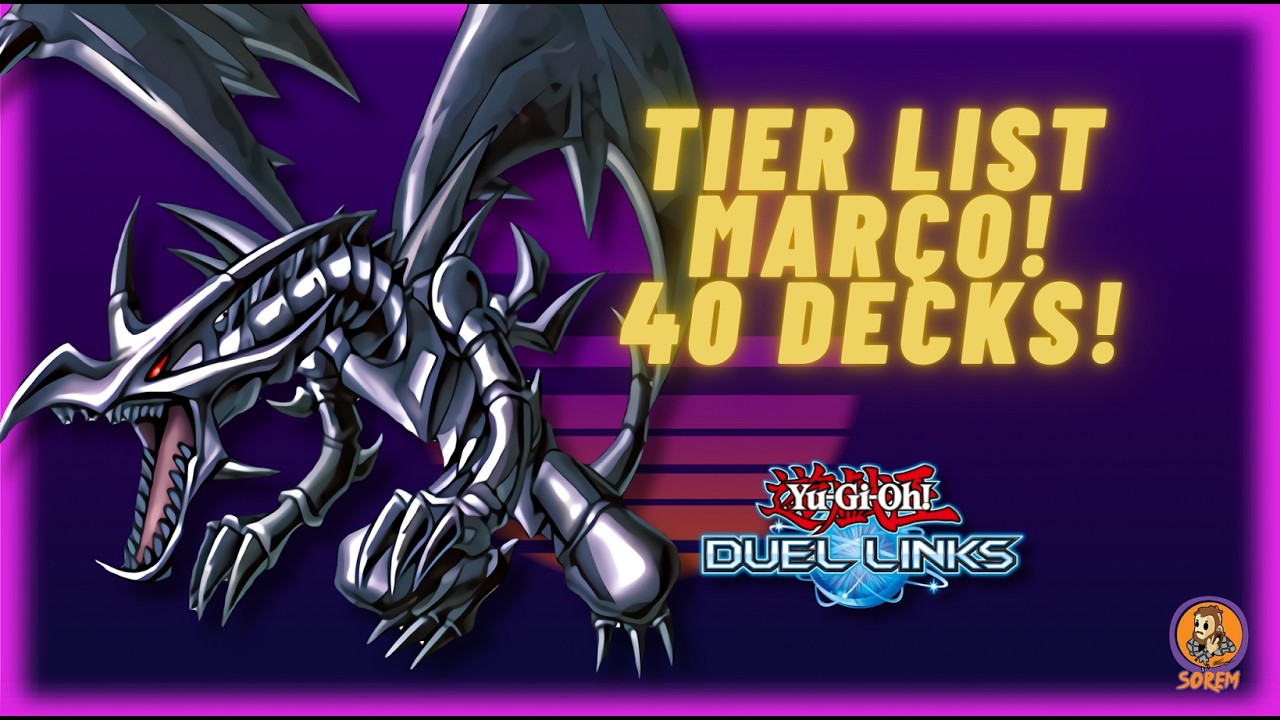 ESSA É A TIER LIST MAIS COMPLETA DO JOGO! TIER LIST CASUAL COM 40 DECKS! Yu-Gi-Oh! Duel Links