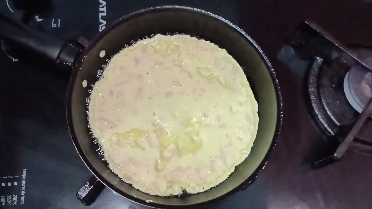 Panqueca que já sai recheada uma delícia 😋