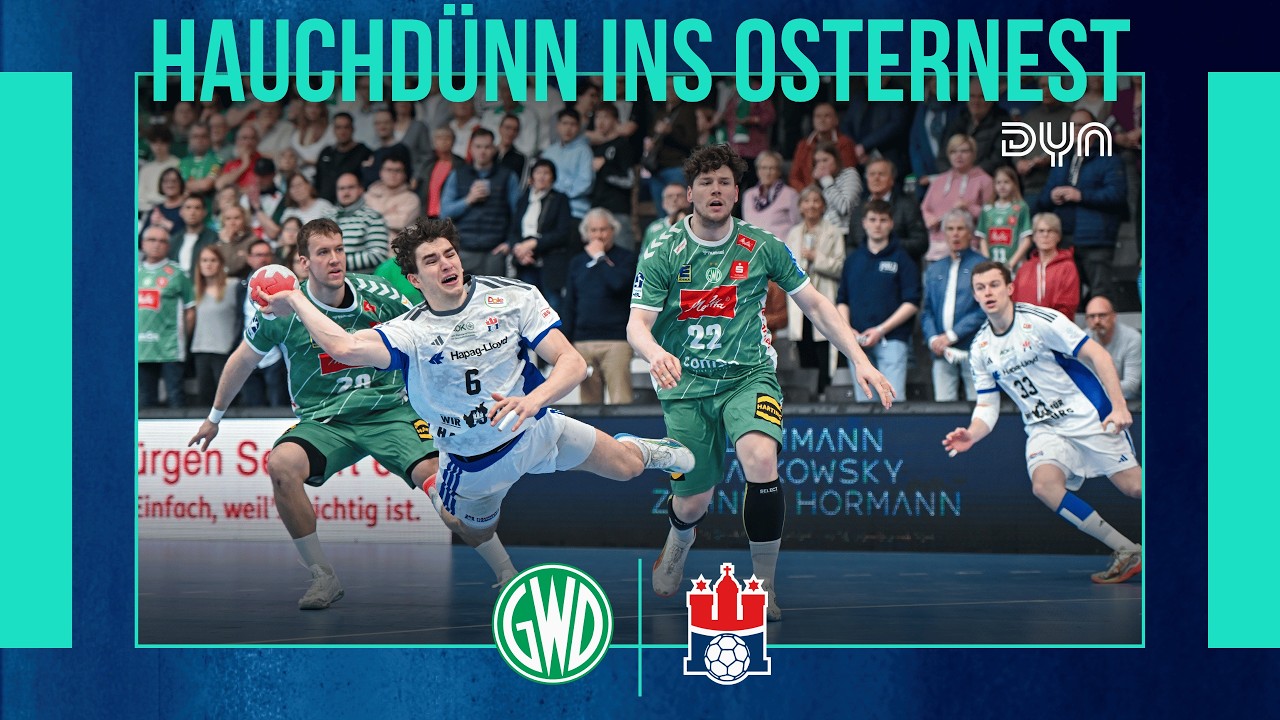 Highlights: GWD Minden - HSV Hamburg (Saison 25/26) DAIKIN HBL | Dyn Handball