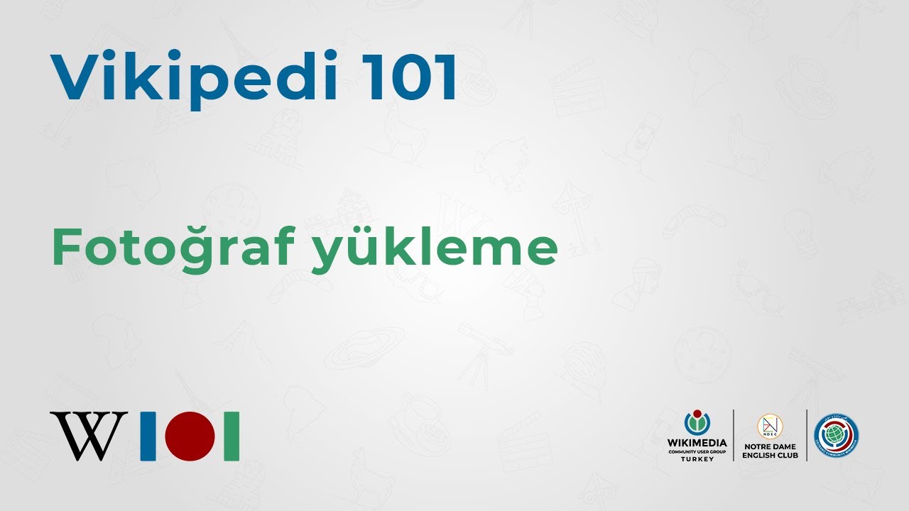 Fotoğraf yükleme - Vikipedi 101