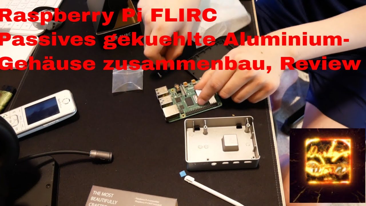 Raspberry Pi FLIRC  Passiv Case   Aluminium-Geh&auml;use, zusammenbau, Review