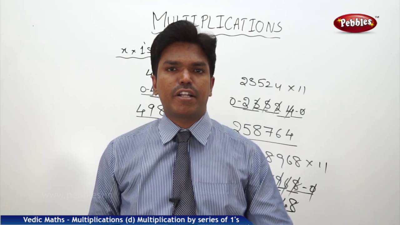 Multiplication by series of 1's | Speed Maths | Vedic Mathematics