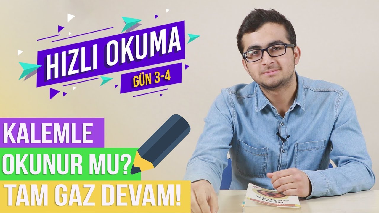 HIZLANDIRAN TAKTİKLER | OKUMA SIRASINDA KILAVUZ KULLANMAK | HIZLI OKUMA EGZERSİZLERİ