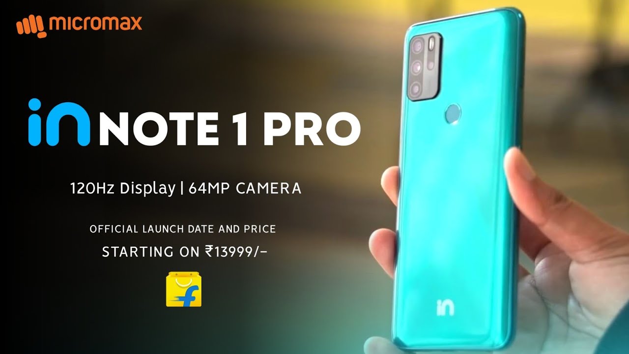 Micromax in note 1 Pro - Launch Date & Specifications