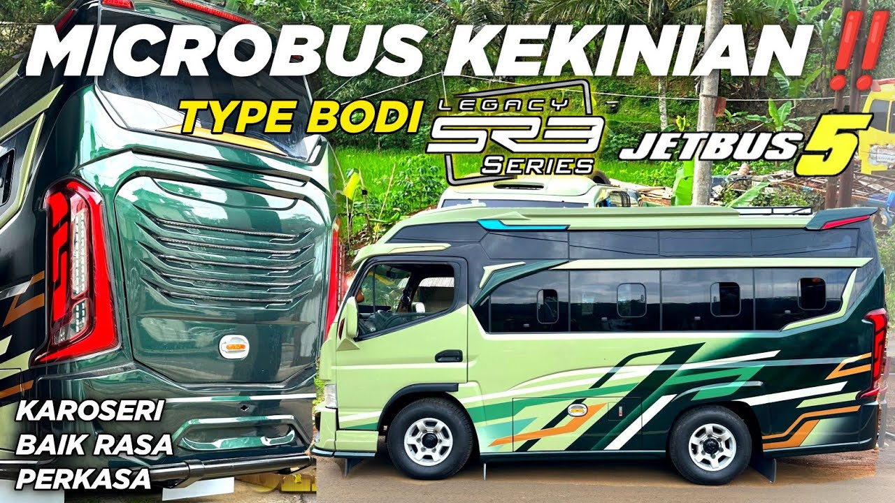 MICROBUS SULTAN ‼️LEGACY SR3 MINI X JETBUS 5 BUATAN KAROSERI BAIK RASA