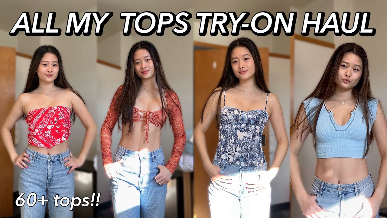 COLLEGE GOING OUT TOPS INSPO & TRY ON HAUL