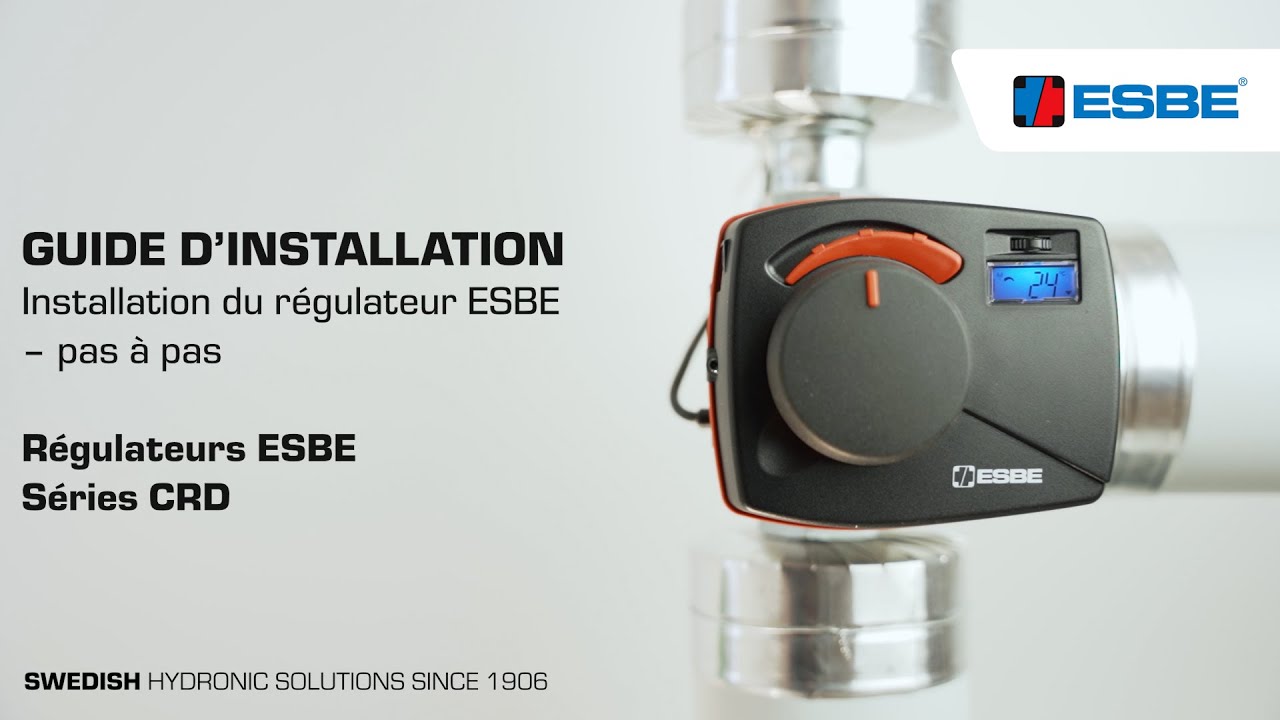 Installation du régulateur ESBE – CRD