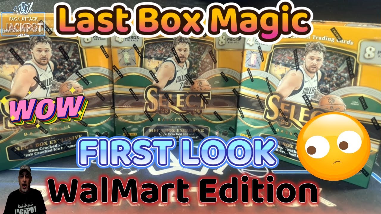 😀 FIRST LOOK!!! 😀 2023/24 Select Basketball Mega Box Walmart Edition. Last Box Magic Is REAL!!!