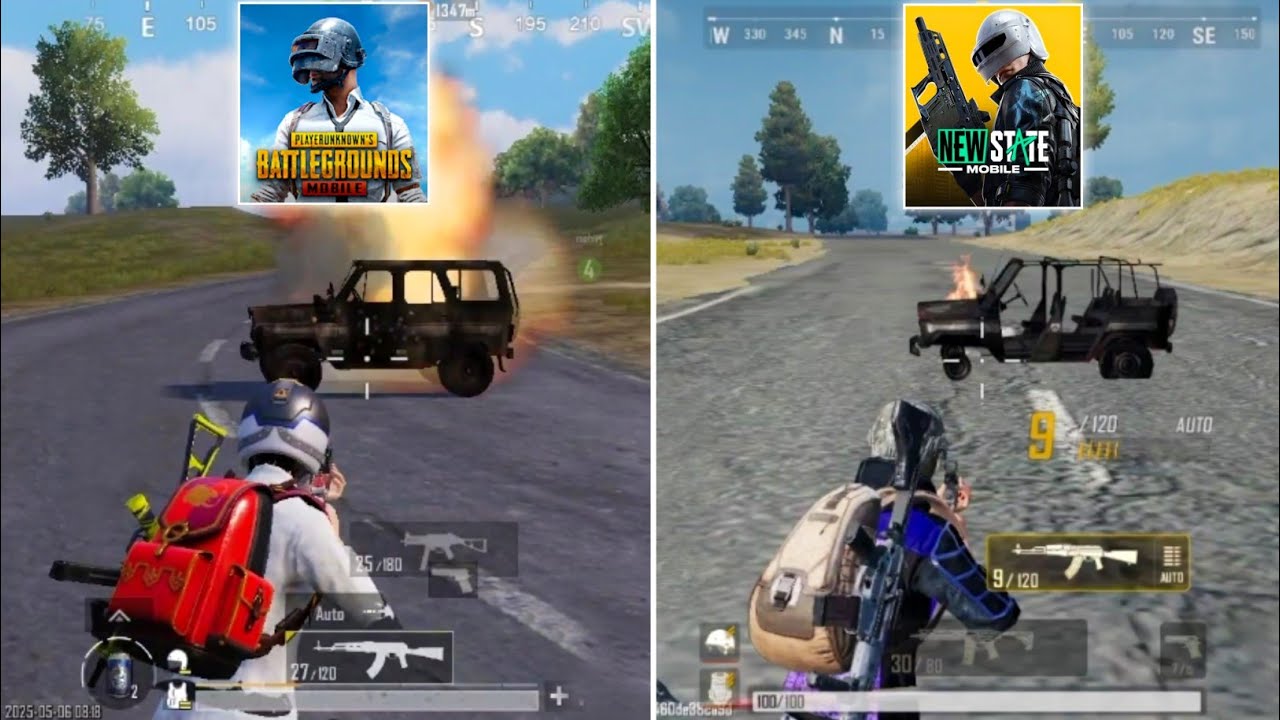 PUBG Mobile vs New State Mobile - Physics And Details Comparison