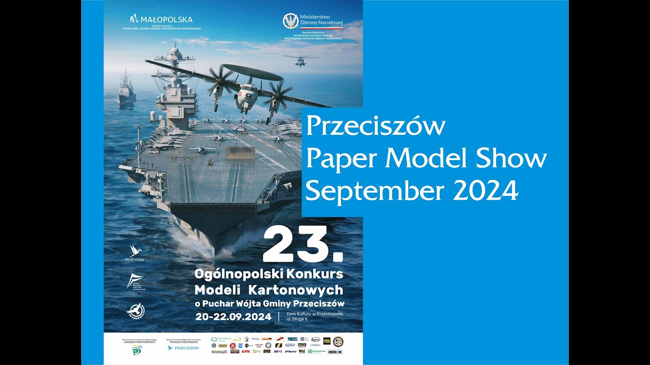 JSC, Konkurs Modeli Kartonowych Przeciszów 2024, Paper Model Show Przeciszow 2024