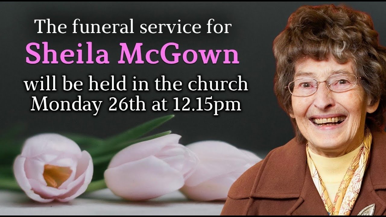 The funeral service for Sheila McGowan. Cardross Parish Church - Monday 26th January 2026
