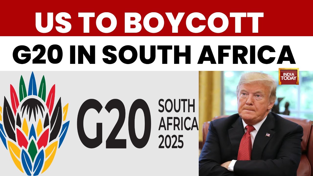 LIVE | Trump Says US Will Boycott G20 Summit In South Africa, Claims Abuse Against White Farmers