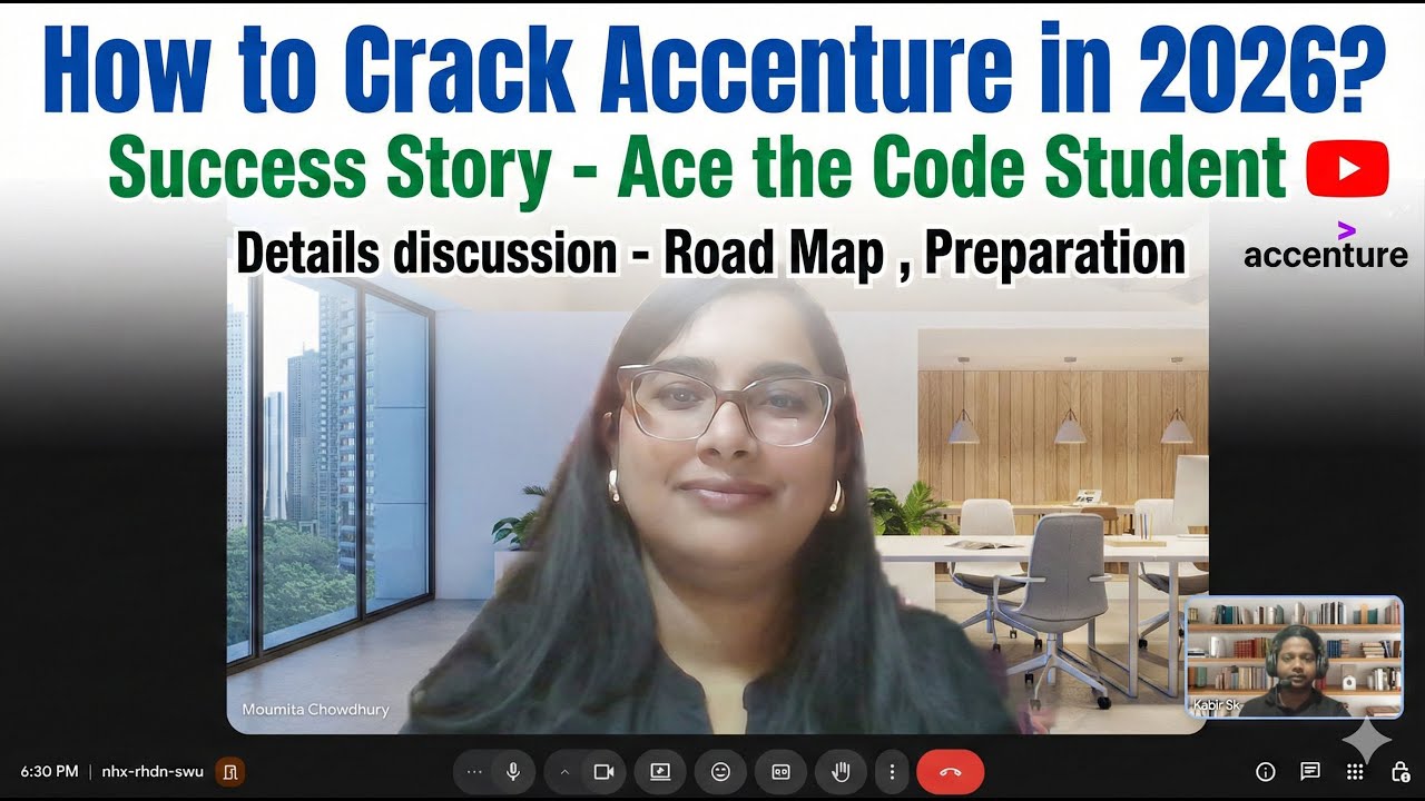 How to Crack Accenture in 2026? She Cracked Accenture | Complete Roadmap & Success Story
