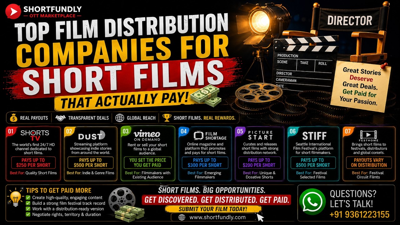 🎬💰 How to Monetize Short Films in 2026 | Best Platforms, Distribution & Revenue Strategies 🚀