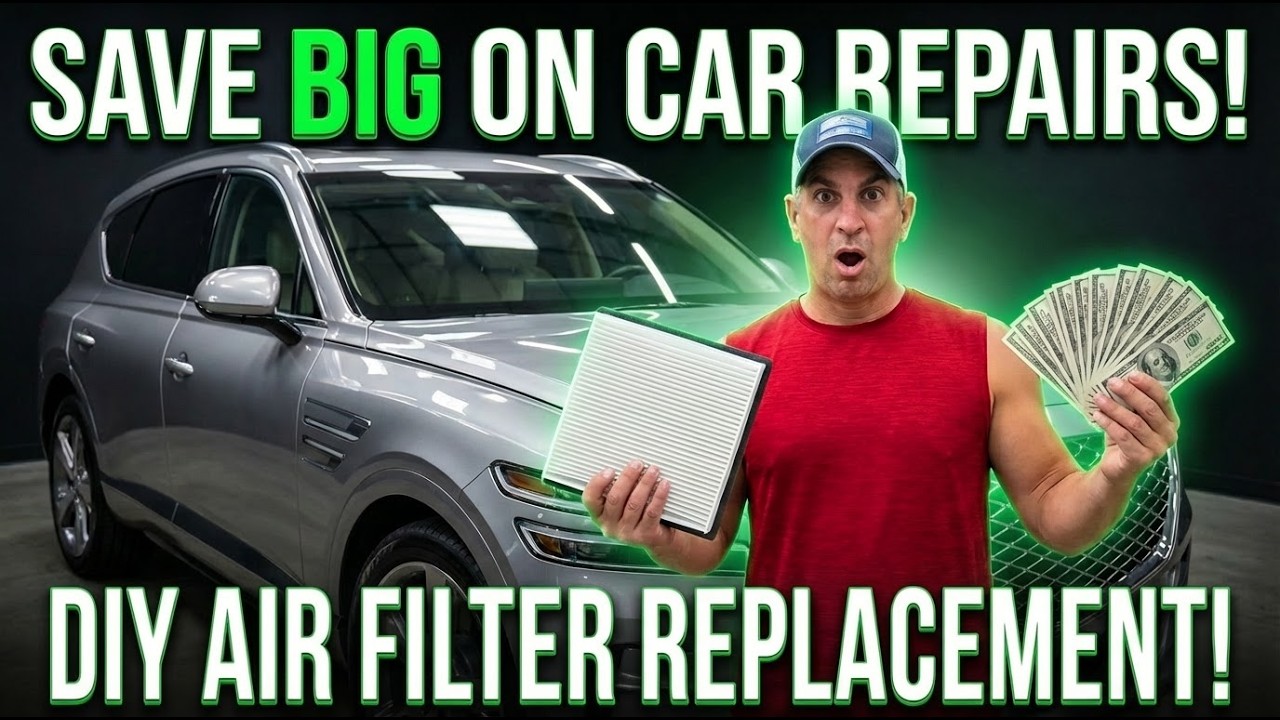 How To Replace 2021-2026 Genesis GV80 Air Filters | DIY SAVE $150 + !