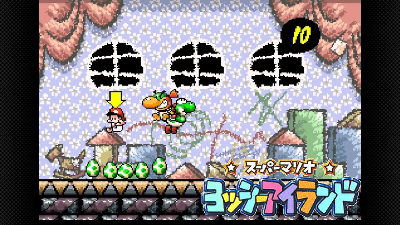 SFC最高傑作6-7~6-8《ヨッシーアイランド》