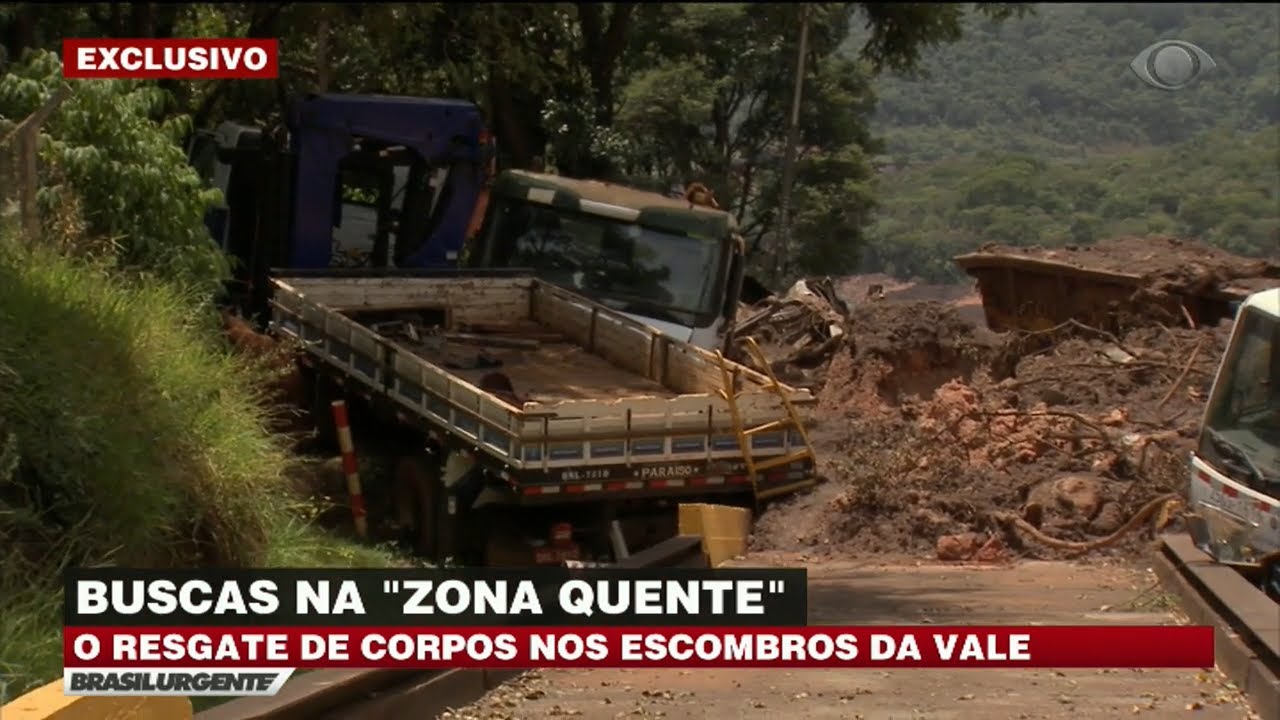 Brumadinho: Bombeiros fazem buscas em refeitório