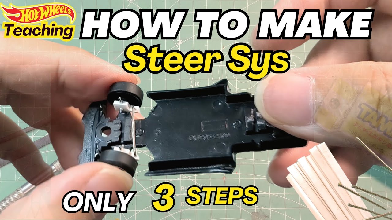 How to Make Steer Wheel for Hotwheels | 3 Steps only | 2024 Tutorials 1/64
