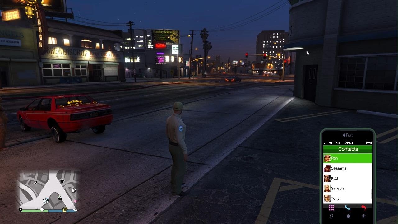 Chilling with my friends On GTA