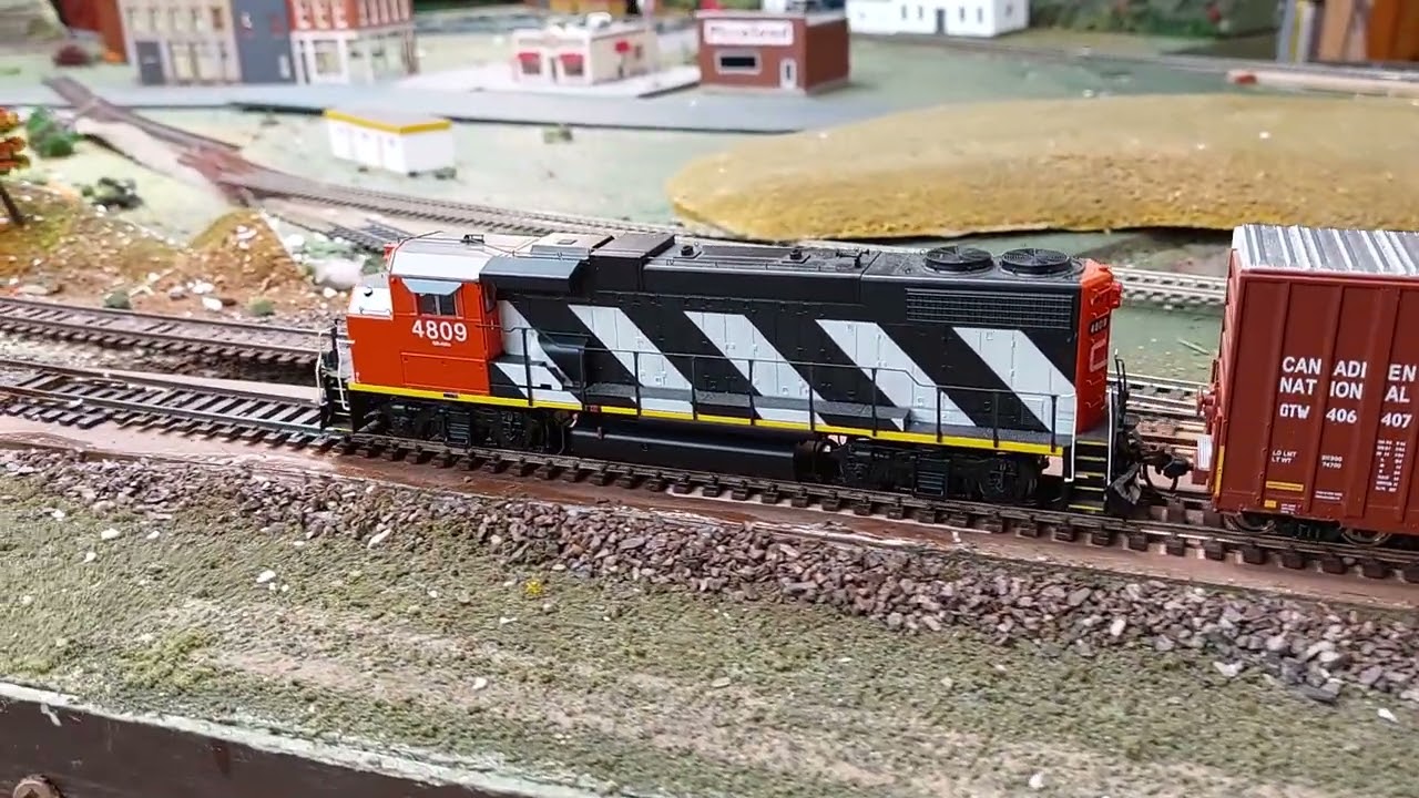 Cn gp 38 dcc on DC track