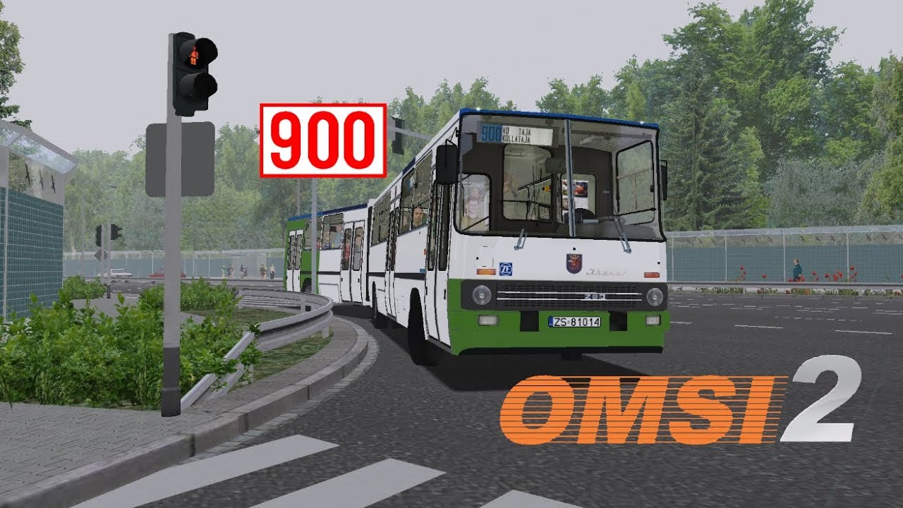 Po godzinach: OMSI 2, Fikcyjny Szczecin, Linia 900, Ikarus 280.70E i Scania Citywide GN14.