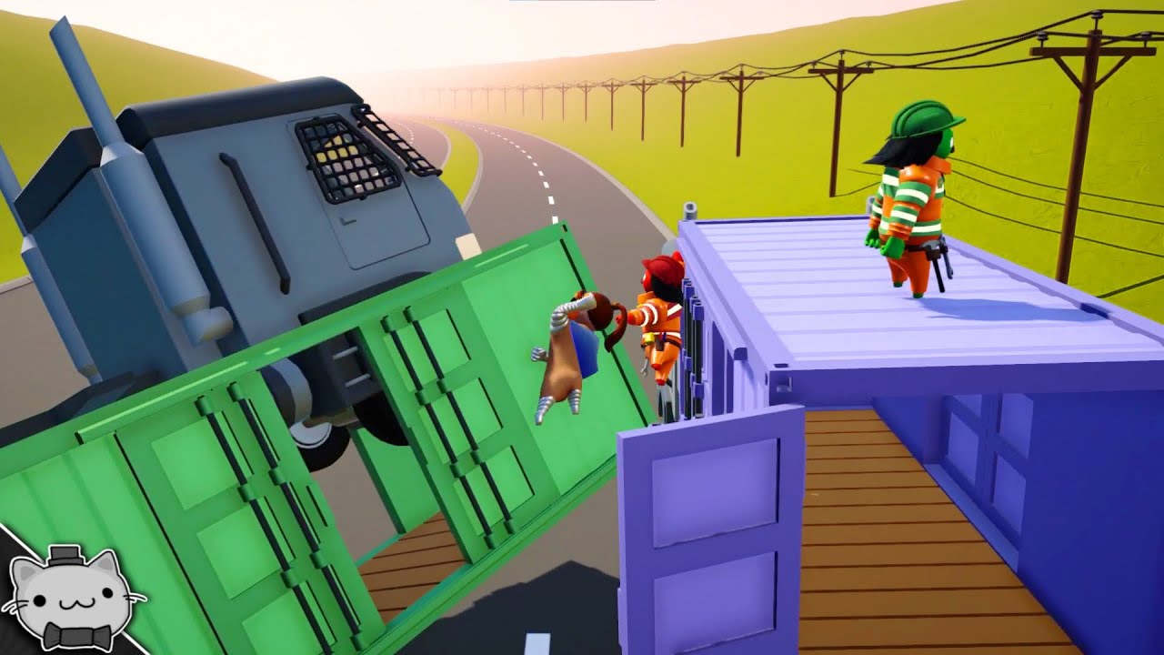 We EXPLODED The TRUCKS On Gang Beasts... #3! (Gang Beasts Funny Moments)