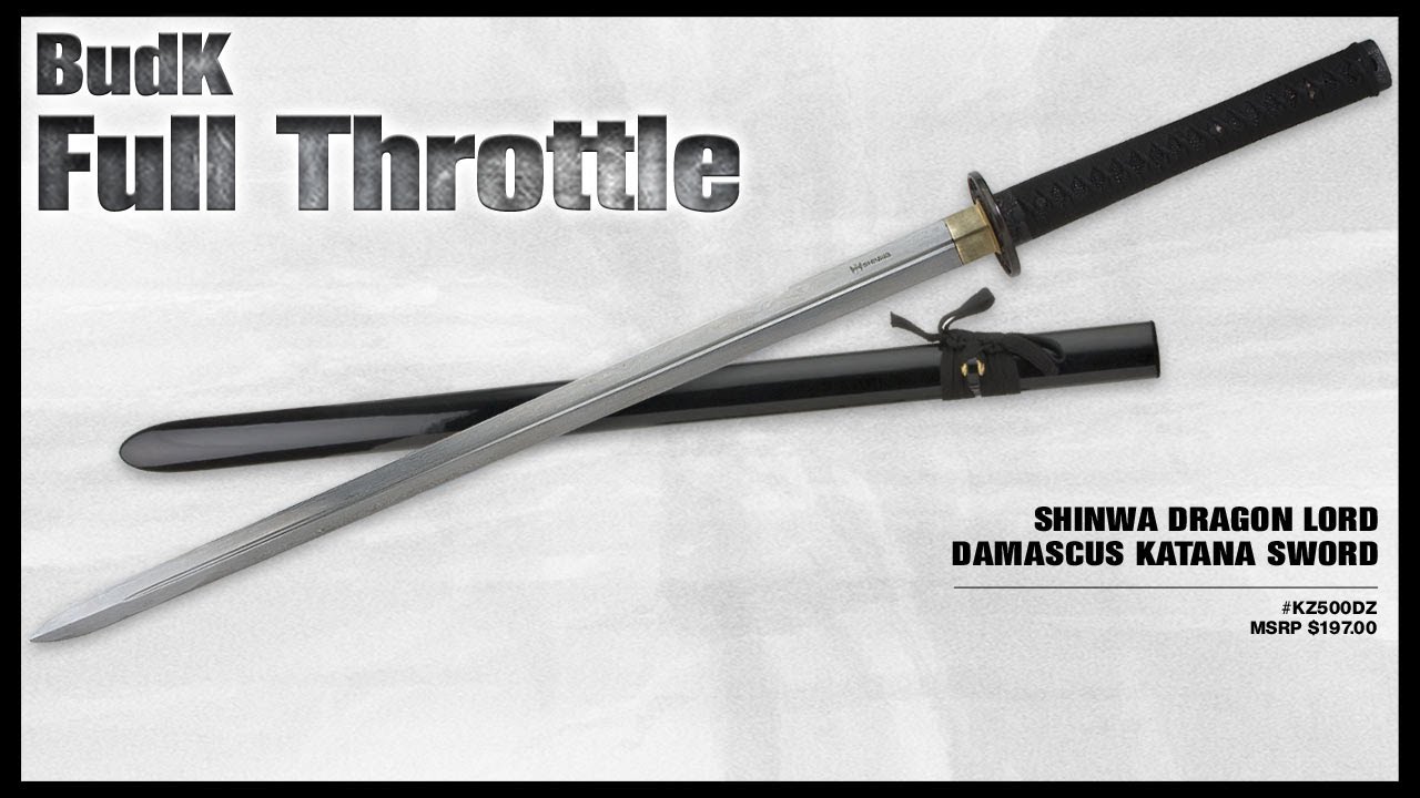 Shinwa Dragon Lord Damascus Katana Sword