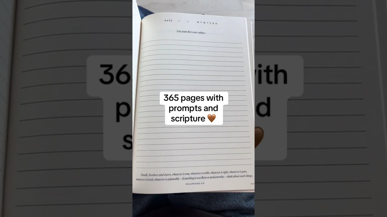1 Year of Faith Journal ✨ 365 Days of Prayer & Reflection