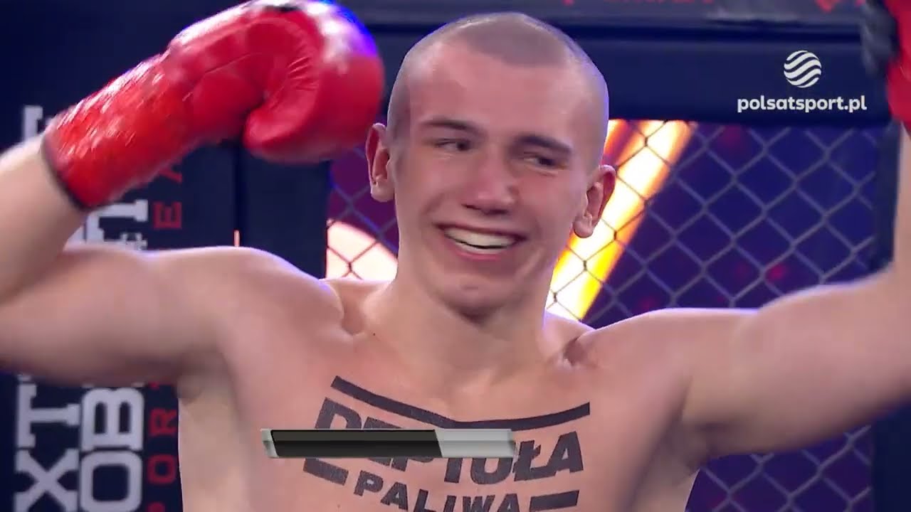 Efektowny NOKAUT! 💣 Skr&oacute;t walki: Marcel PIERSA vs Eliasz CHOLAJDA | Babilon MMA 50