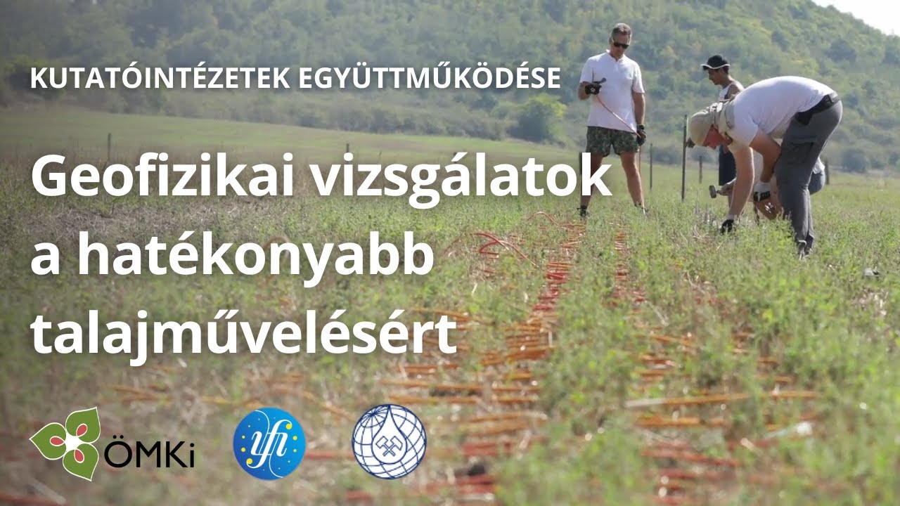 Kutatóintézetek együttműködése - Geofizikai vizsgálatok a hatékonyabb talajművelésért