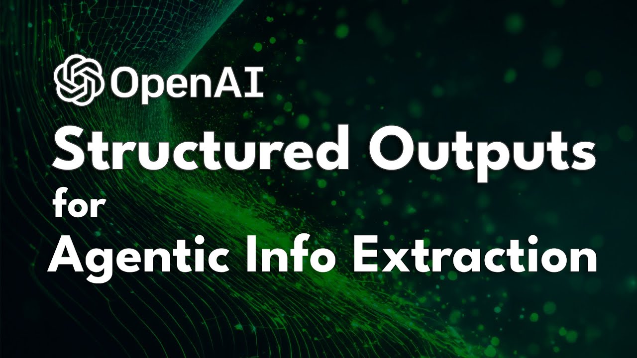 Agentic Info Extraction with Structured Outputs