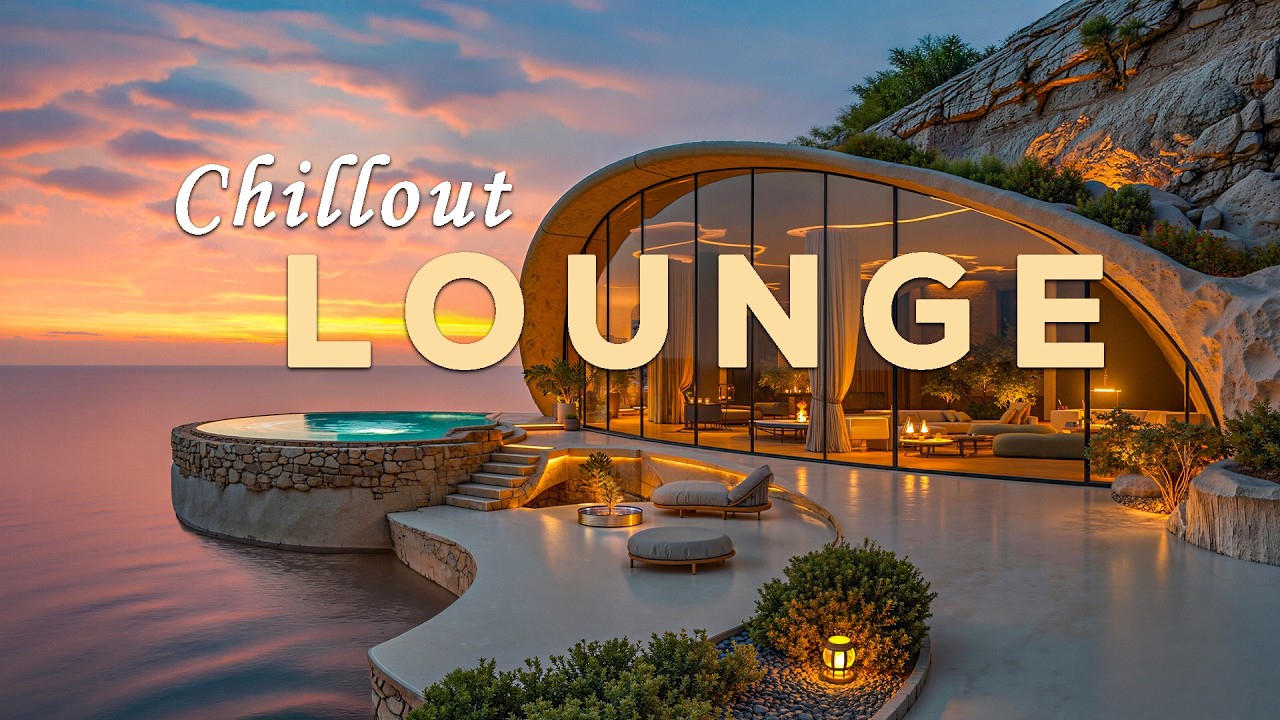 Luxury Cliffside Sunset Lounge 2026 🌅 Chillout Lounge Music for Relaxing Background Vibes