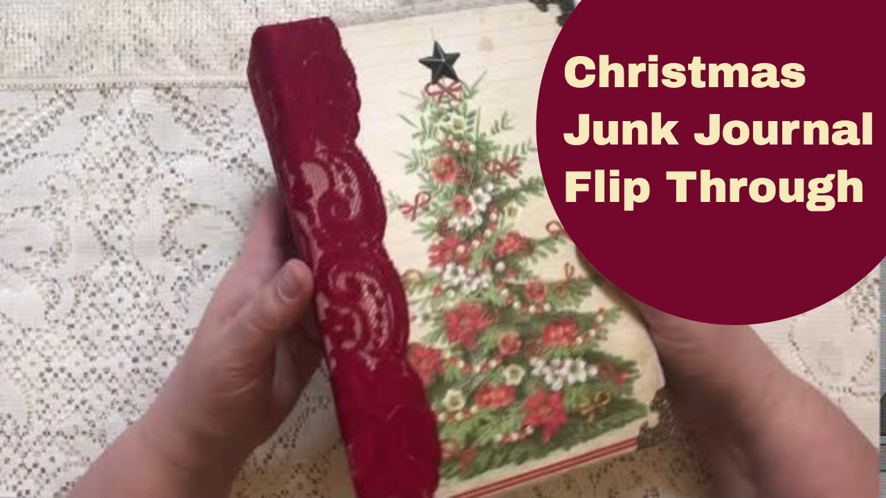 Christmas Junk Journal Flip Through (sold-Thank You!)