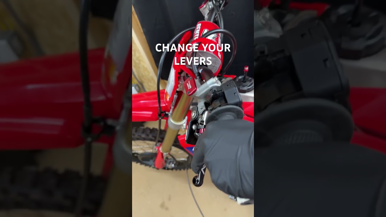ASV levers are always better than oem 2025 crf450r #moto #motorcycle #motocross #enduro