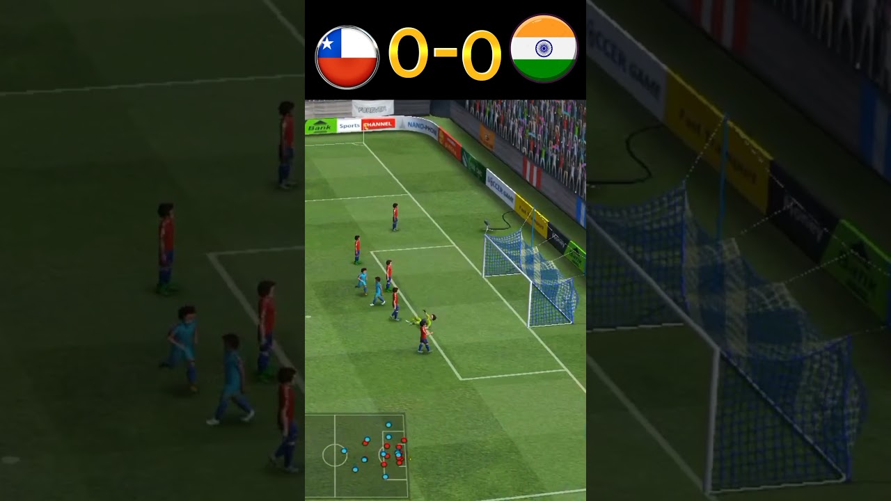 friendly match CHILE vs INDIA ll pro league soccer ll